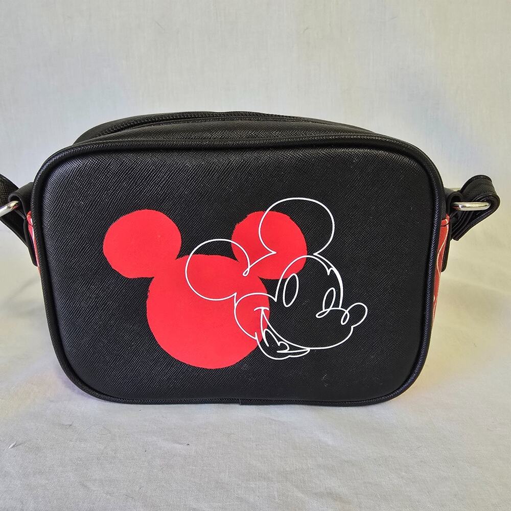 Dani Disney Mickey Mouse Crossbody Bag Black Red White